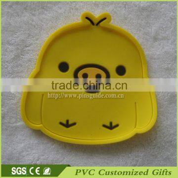 soft pvc fridge magnet souvenir with cute duck for gifts items supplier