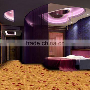 Colourful Wilton Polypropylene Carpet for Hotel Guestroom photo-2