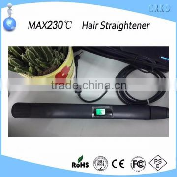 2015 hot selling iron hair with LCD screen