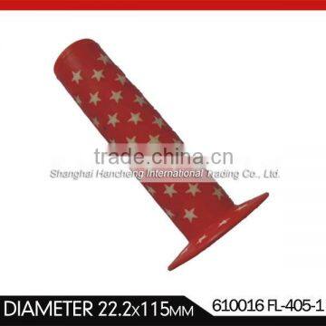 610016 FL-405-1 bicycle handle grip,red star,22.2x115mm