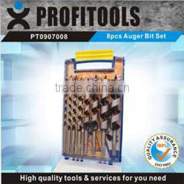 Auger Wood Drill Bits, 8-Piece