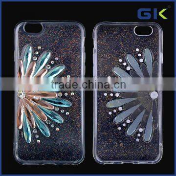 [GGIT] Fashion With Glass Diamond Transparent TPU Phone Case For IPhone 6 Cover photo-1