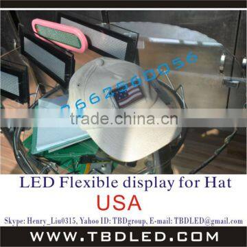 led message sign board led hat sign