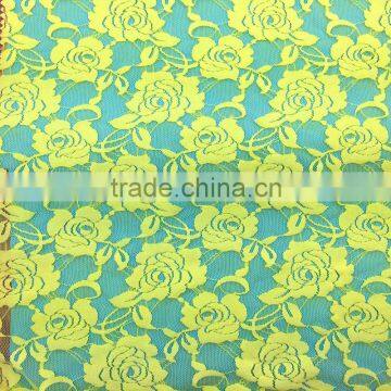 70%Nylon/30%spandex High Stretch Lace Fabric for Young Lady