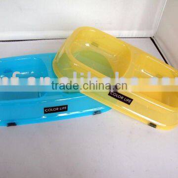 plastic animal food feeder