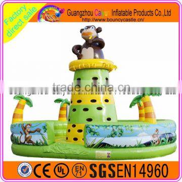 New Style Monkey Inflatable Rock Climb