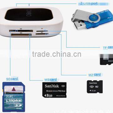 2 Ports USB Hub 2.0 HUB Micro USB Adapter USB Hub/Splitter Multi Card Reader photo-5