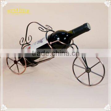 Custom Iron Wine Rack Trolley Metal Craft Ornaments Home Decorations photo-4