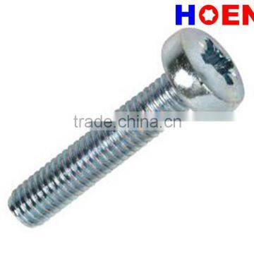 Cross recessed raised cheese head din7985 machine screw