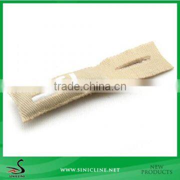 Sinicline Factory Direct Padded Woven Fabric Zipper Puller