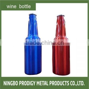 aluminum beer bottle