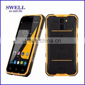 Rugged smartphone Android5.1 Scanner terminal mobile with walkie talkie IR remote SOS NFC dual sim SJ7