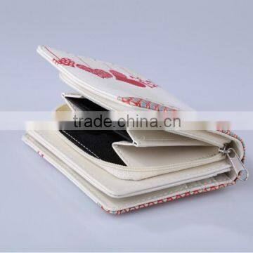 Guangzhou New Design Love Birds Printed PU Wallets and Purses With Zipper/Wholesale Fashion Gift photo-5