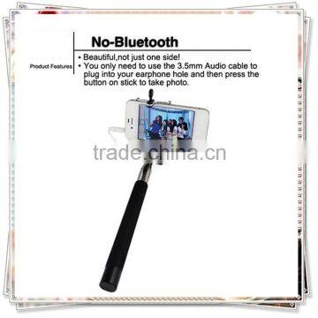 TMO-0201 Factory Price Wired Monopod , Cable Take Pole Selfie Stick photo-3
