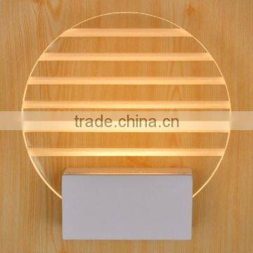 Fashion design LED acrylic white wall lamp high quality China manufacturer low price lighting company