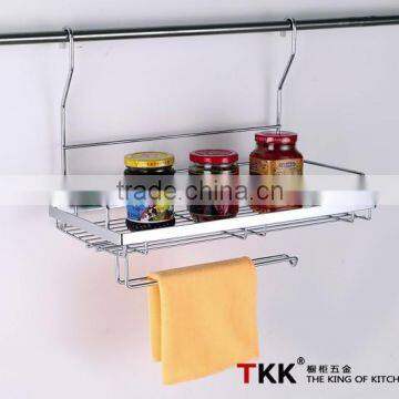 One Layer Metal Kitchen Corner Spice Rack