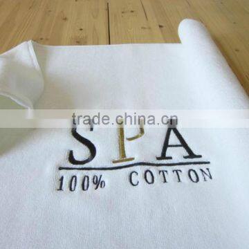 SPA White Cotton 50x80cm Terry Towel Bath Mat photo-2