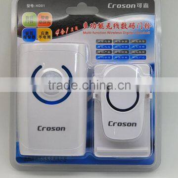 Fashion Design Industrial Hotel Doorbell Wireless Smart Doorbell World First 4-in-1 Function Product photo-6