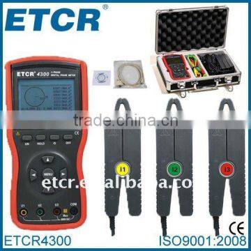 ETCR4300 Intelligent Three Phase Digital Phase Volt-Ampere Meter----Manufactory, RS232 interface