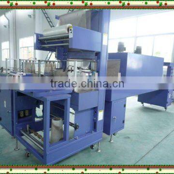 Automatic PET bottle film wrapper machine