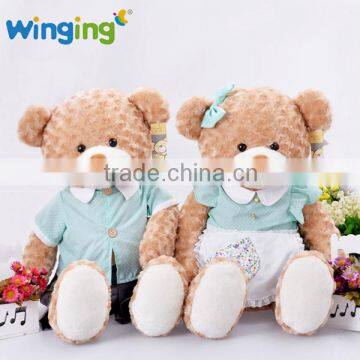 china baby toy custom stuffed plush teddy toy couple teddy bear