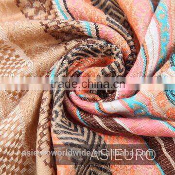 Fancy Colors Viscose Yarn Dyed Stole, BSCI and Sedex photo-3