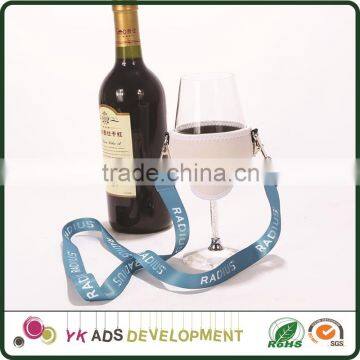 Exhibition cup holder lanyard Transfer Printing Waterproof