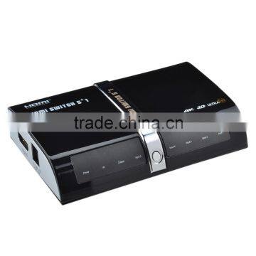 CHEERLINK HDMI V1.4 Switch 5 in 1 out full 2160p 1080p support 3D HDMI Switch 501 w/ Remote control