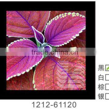 3D leaf framed picture 3D lenticular framed wall photo for home decoration