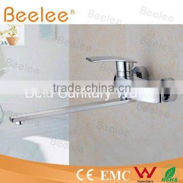 Wall Mounted Shower Faucet,Bathtub Long Spout Faucet QR2201D