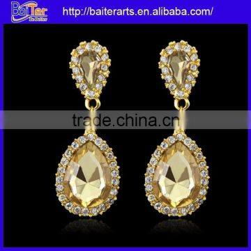 Cheap Blue Crystal Indian Style Drop Earrings Jewelry Wholesale photo-5