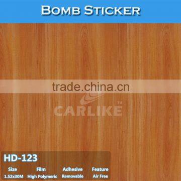 HD-123 CARLIKE Air Bubble Free Color Printing Car Wrapping Sticker Bomb Car Wraps Vinyl