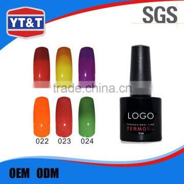 Dependable Producer Customized Logo Thermal Gel Color Changing Nail Gel