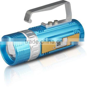 Newest Design Fashion Style Aluminium-Alloy China Best High Power Rechargeable USB Led Flashlight Torch For Fishing photo-6