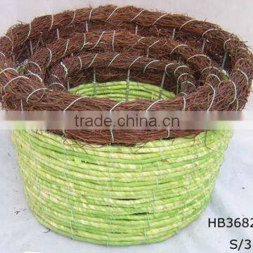 Rattan Colored Flowerpot