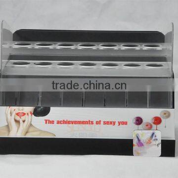 Factory Customed 2-Tier LED Acrylic Nail Polish Desktop Display Stand