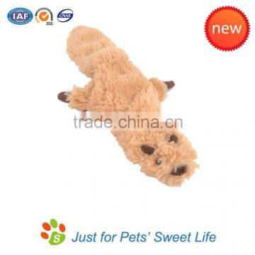 Sweet Brand Super Soft Polyester Squeaky Plush Pet Chewing Toy For Wholesale