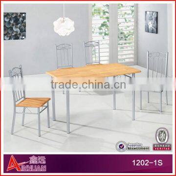 yellow color dining table sets simple table and chairs