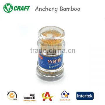 bamboo material wholesale toothpicks with single point