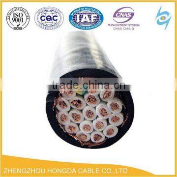 Cu / XLPE / PVC YY / SY LSHF / LSZH Unscreened Steel Wire Braid Auto Flexible Control Cable