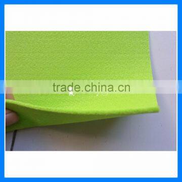Needle Punched Nonwoven Fabric Green Viscose Rayon Cleaning Cloth photo-2
