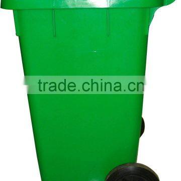 outdoor industrial plastic bulk trash cans of 100 liter