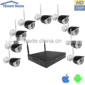 Looline 30M Wall Pierce Security Camera System 4CH 960P h.264 WiFi NVR Kits