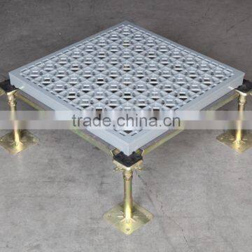 Aluminum perforated raised access floor