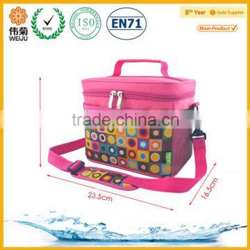 outdoor sports 600d PVC cooler bag for frozen food