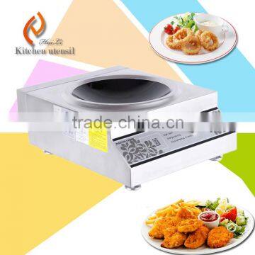 Portable Single wok 304 good quality Stainless steel Electric Induction cooktop with Magnetron control H50CM