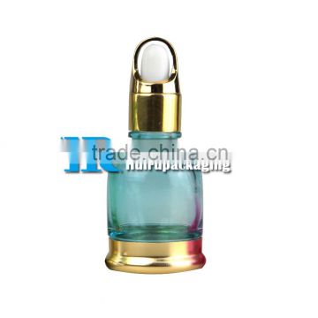 30ml Serum Bottle with pipette dropper gold bottom stand