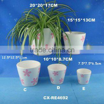 Ceramic material cheap artificial flower pot                        
                                                Quality Choice