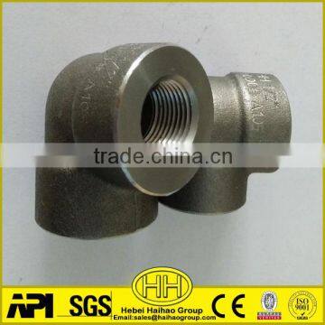 Haihao 1/2 inch 3000LBS ASTM A105 Threaded Pipe 90 Degree Elbows