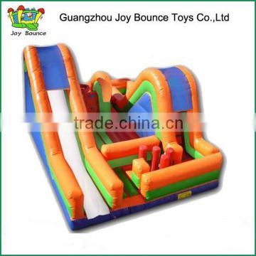 outdoor obstacle playground most popular inflatable obstacle with giant slide